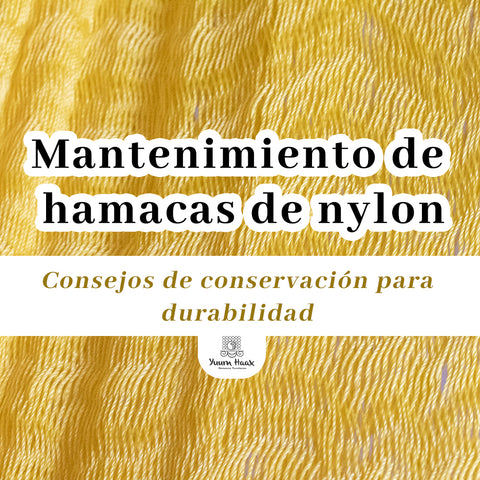Maintenance of nylon hammocks