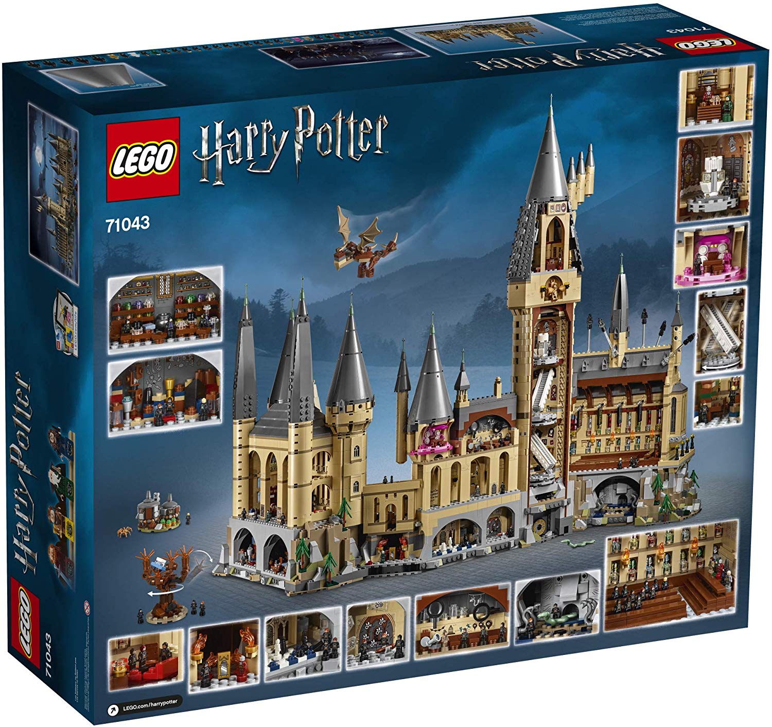 LEGO Harry Potter Hogwarts Castle 71043 Building Kit, 2019 (6020 P...