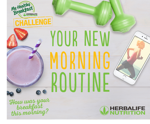 Herbalife Morning Breakfast Routine