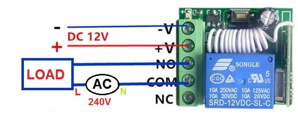 How to use the 1 CHANNEL RF RELAY MODULE?