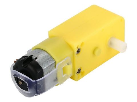 BO Motors Double Shaft or DC Gear Motors are used in Making this Fun Electronics Control Car 