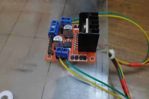 Wiring the Motor Driver inbuilt on a car chassis