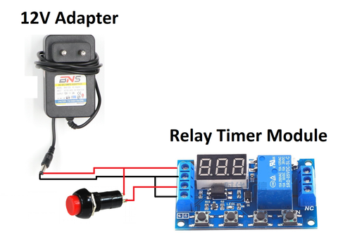 All You Need To Know About Relay Timer Module, Relay Timer Module steps, Relay Timer Module step for connection, Relay Timer Module steps to connect supply, Timer Relay DC 6V-30V Single Channel Power Relay Module with Adjustable Timing Cycle, RELAY TIMER MODULE WITH DISPLAY COUNT UP/DOWN