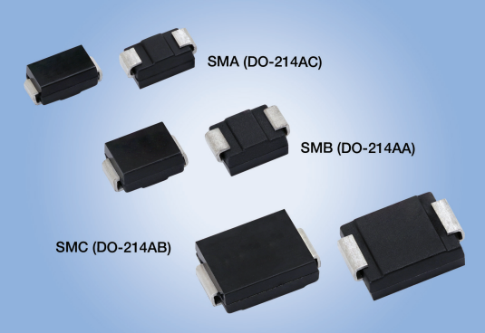 Diodes in a DO-214 package