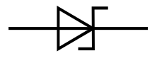 Schottky diode symbol