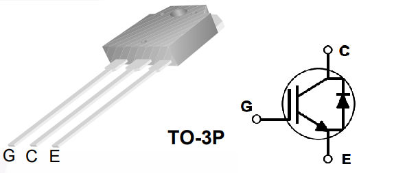 FGA25N120AND , FGA25N120AND pinout , FGA25N120AND symbol, Power transistor, IGBT