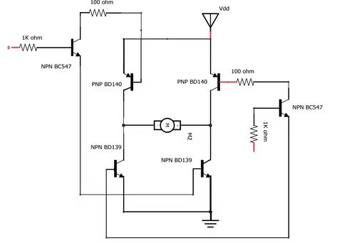 BD139 AND BD140 IN MOTOR DRIVER APPLICATION, BD139, BD140,  BD140 IN MOTOR DRIVER APPLICATION,  BD139 IN MOTOR DRIVER APPLICATION