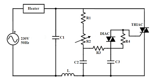 Appilcations of DIAC Heat Control