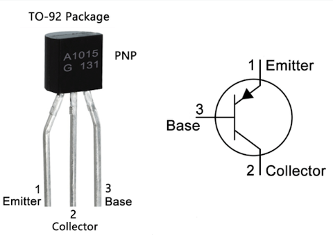 A1015 transistor pin out