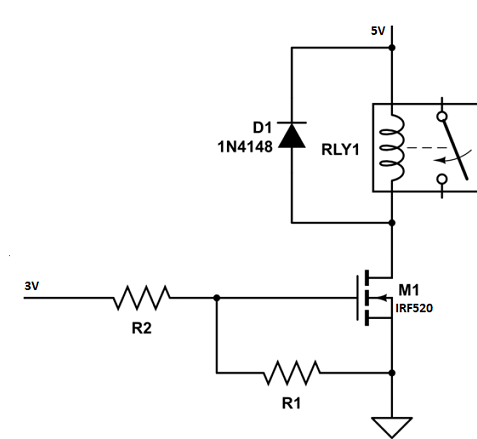 IRF520 circuit
