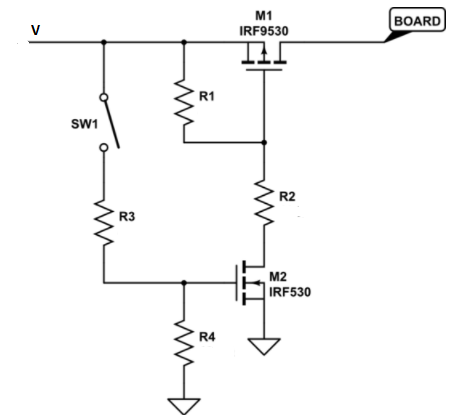 IRF9530 circuit