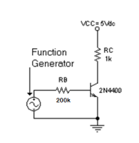 application circuit of 2N4400 transistor