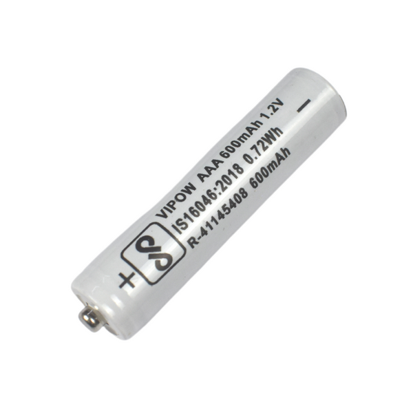 Vipow 14500 600 mAh Tip Top Li Ion 3.7v Cell, Battery Type