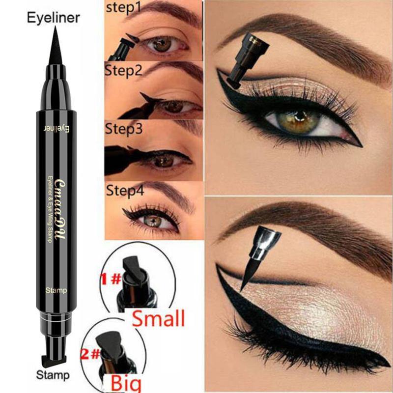 Eyesliner Avec Tampon Yeux De Chats Waterproof 2 En 1 Oko Oko