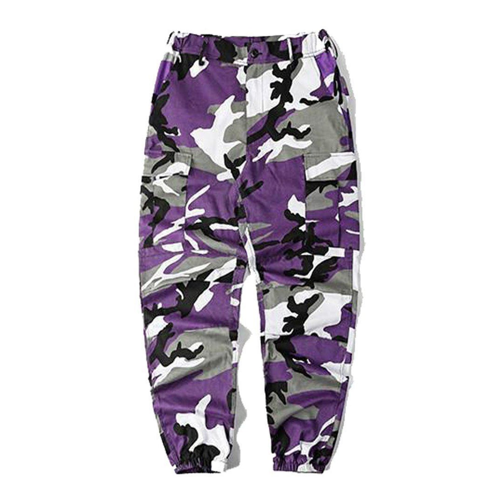 purple camo joggers