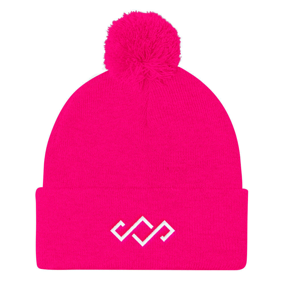 Kim Pom Beanie - Hot Pink