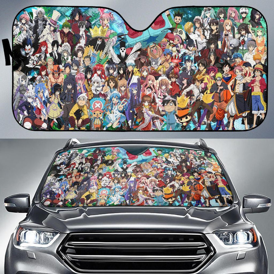 TEQUAN Sunshade for Car Windshield Moe Anime Character Girl Pattern Car  Sun Shade 512 x 275  Walmartcom