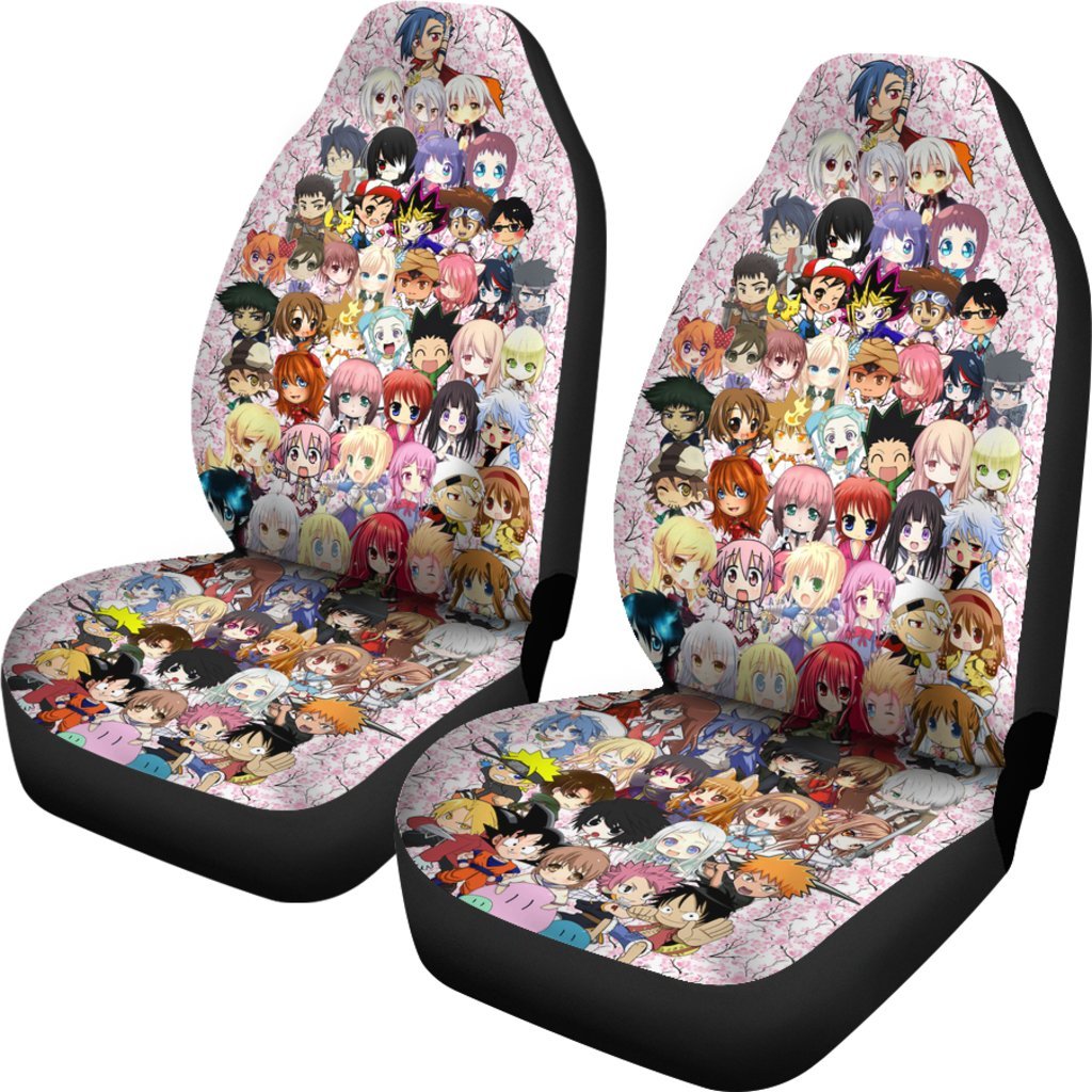 Anime Car Seat Covers Set - Accel World VS Sword Anime Car Seat Covers