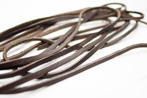 Strips of Bison Leather Used for Jewellery