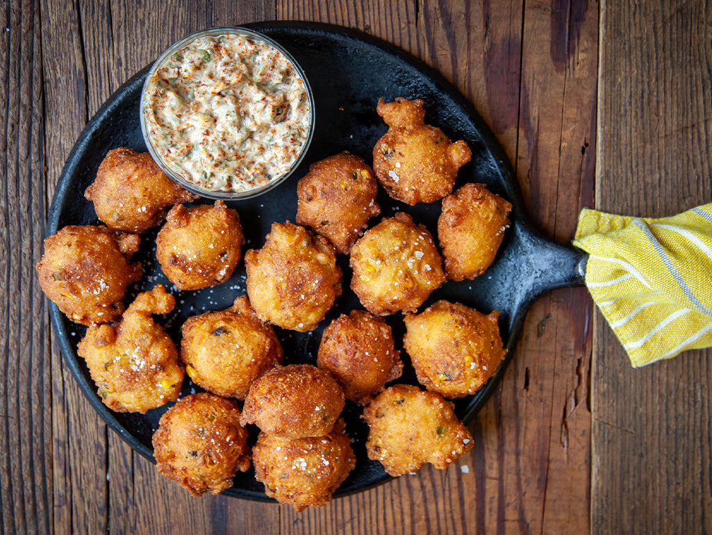 Arthur saai Af en toe Salmon Hush Puppies Recipe | Patagonia Provisions