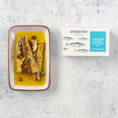 Patagonia Provisions Lemon Caper Mackerel, Responsibly Sourced - 10 Pack