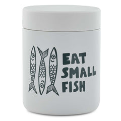 Eat Small Fish Food Canister