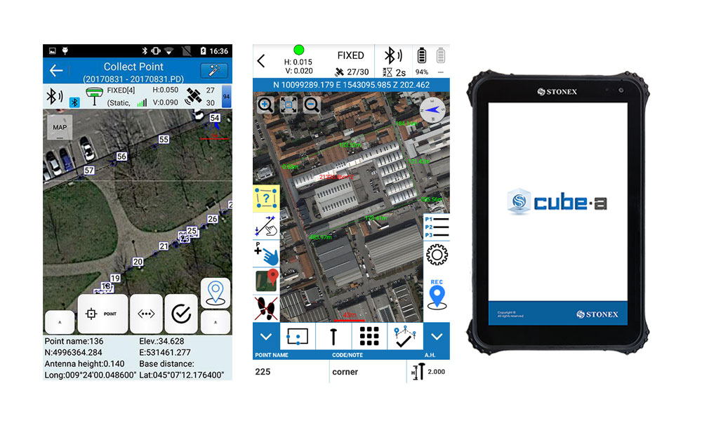 Stonex Cube-A Data Collection Survey Software