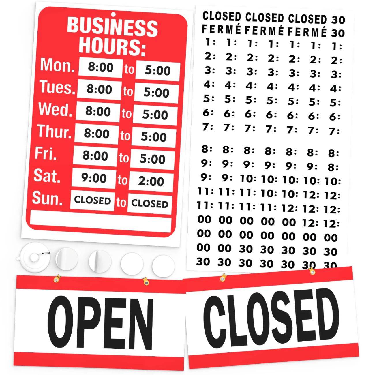 closed for business sign