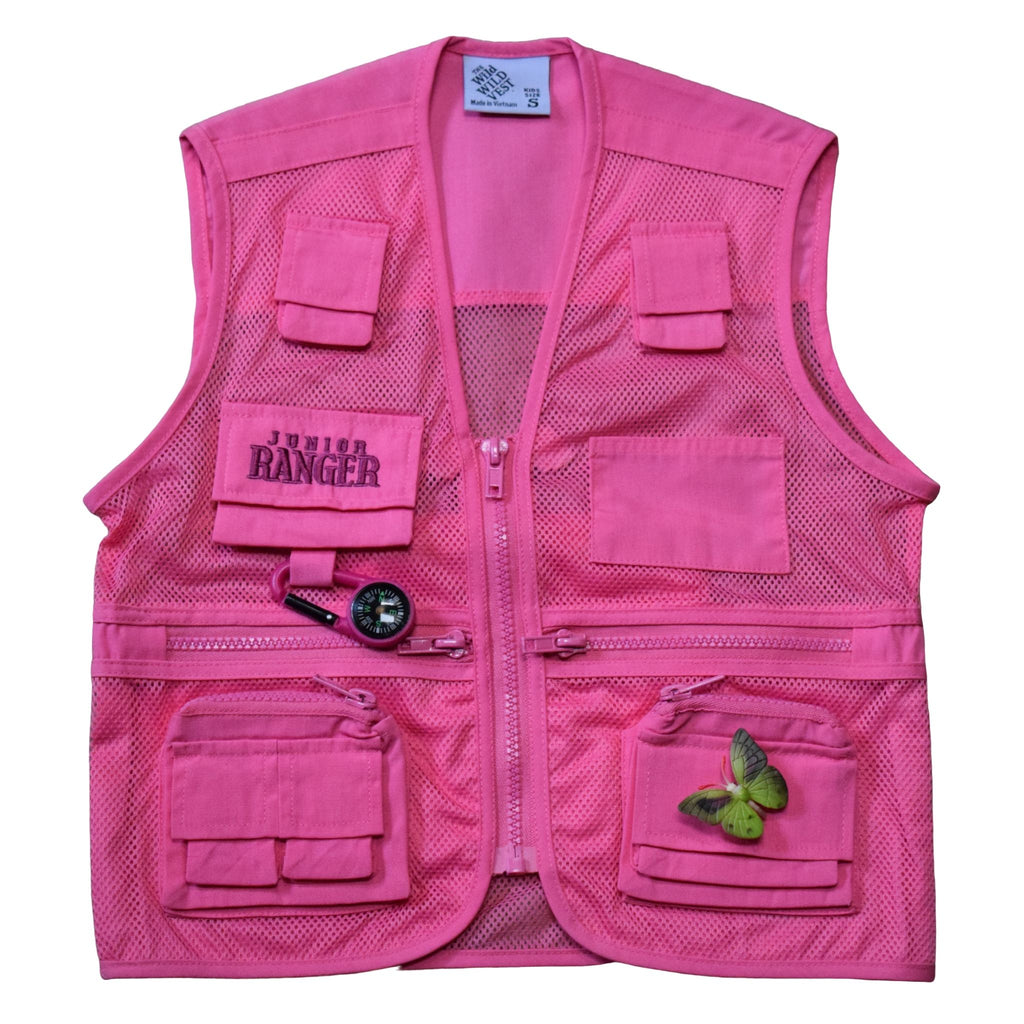 Kids Ranger Vests - Black,Camo & ACU Boys or Girls Adventure/Fishing Vest  XS-XL