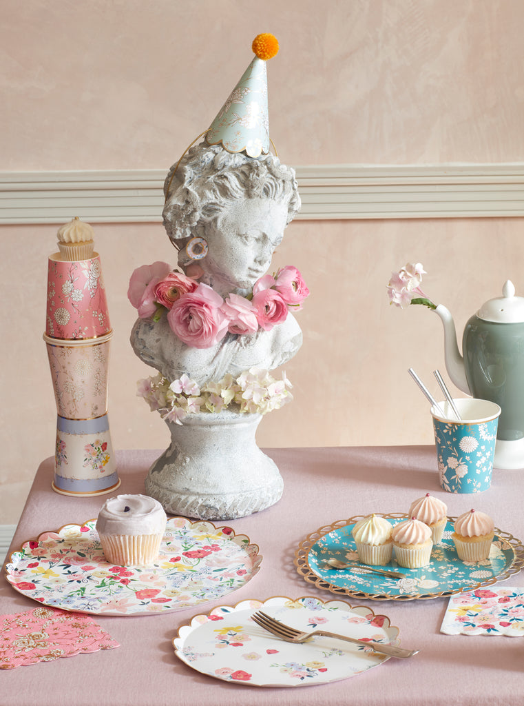 Meri Meri party supplies - english garden collection - Happy Birthday Garland