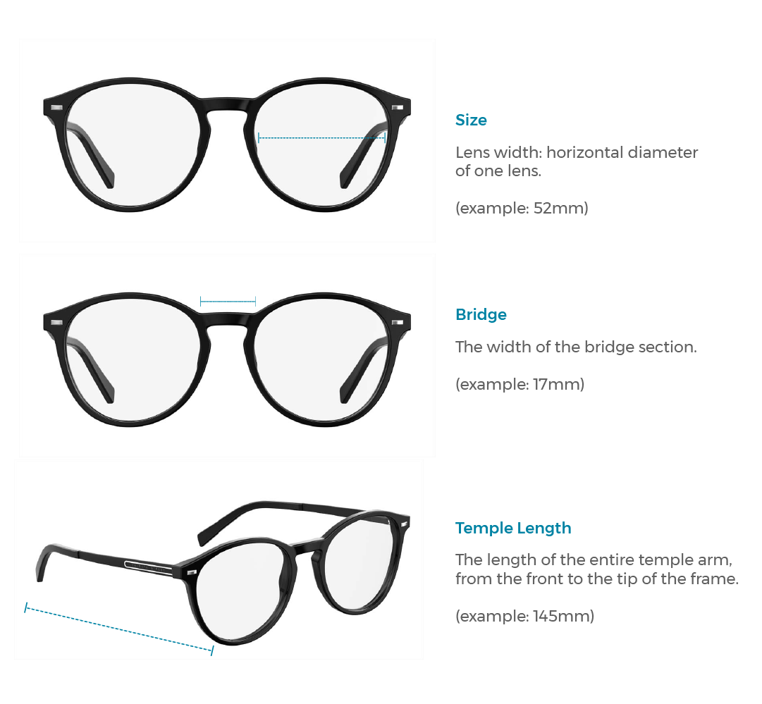 Fakeeh Vision Frame Measurement Guide