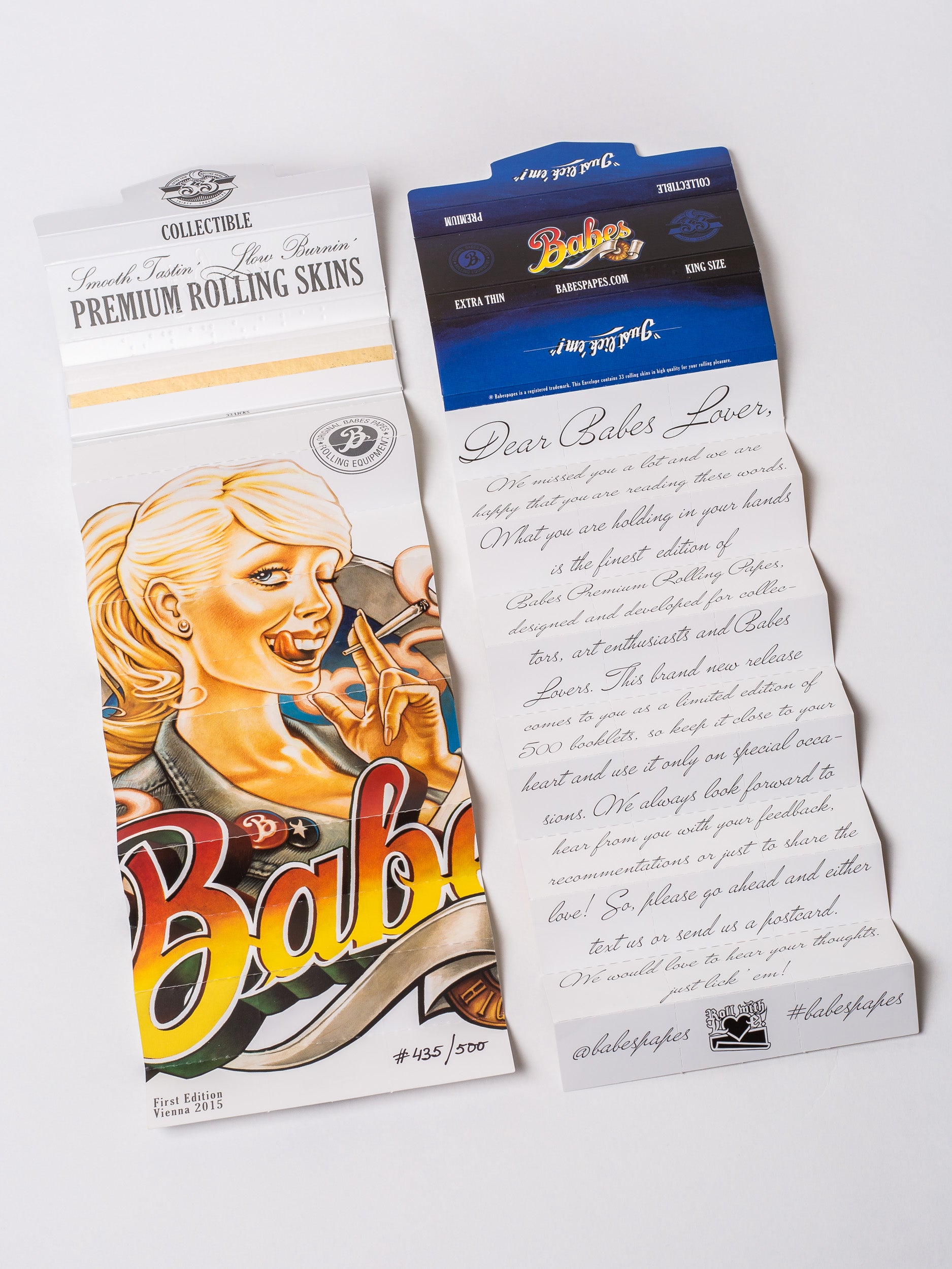  Babes Papes Premium Rolling Papers - First Edition