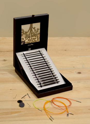 KnitPro Karbonz interchangeable knitting needle set