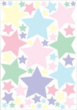 Pastel Stars Wall Stickers Decals Decor