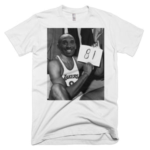 kobe bryant 81 point shirt