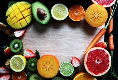 fruits arranged on a table