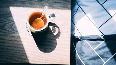 coffee on a side table