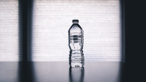 plastic bottle of water