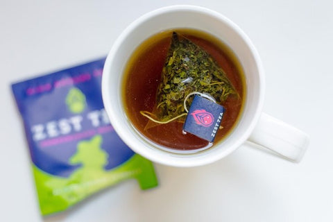 zest high caffeine green tea