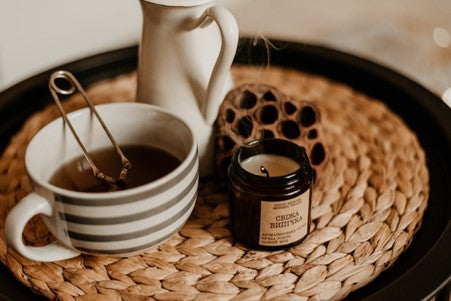 mug of black tea as a coffee alternative