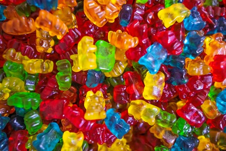 colorful gummy bears