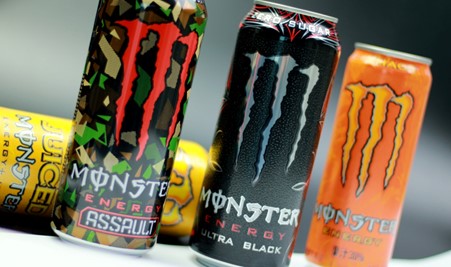 energy drink cans