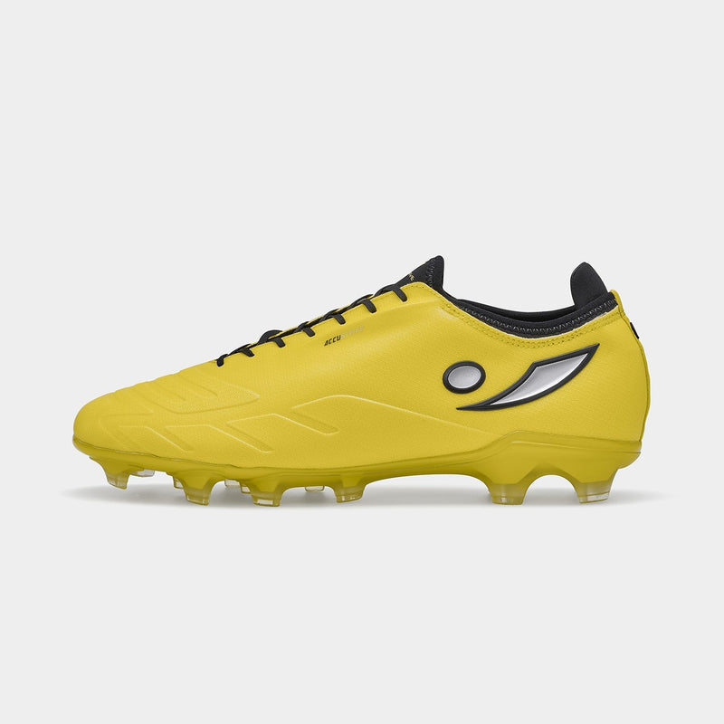 yellow and black soccer cleats