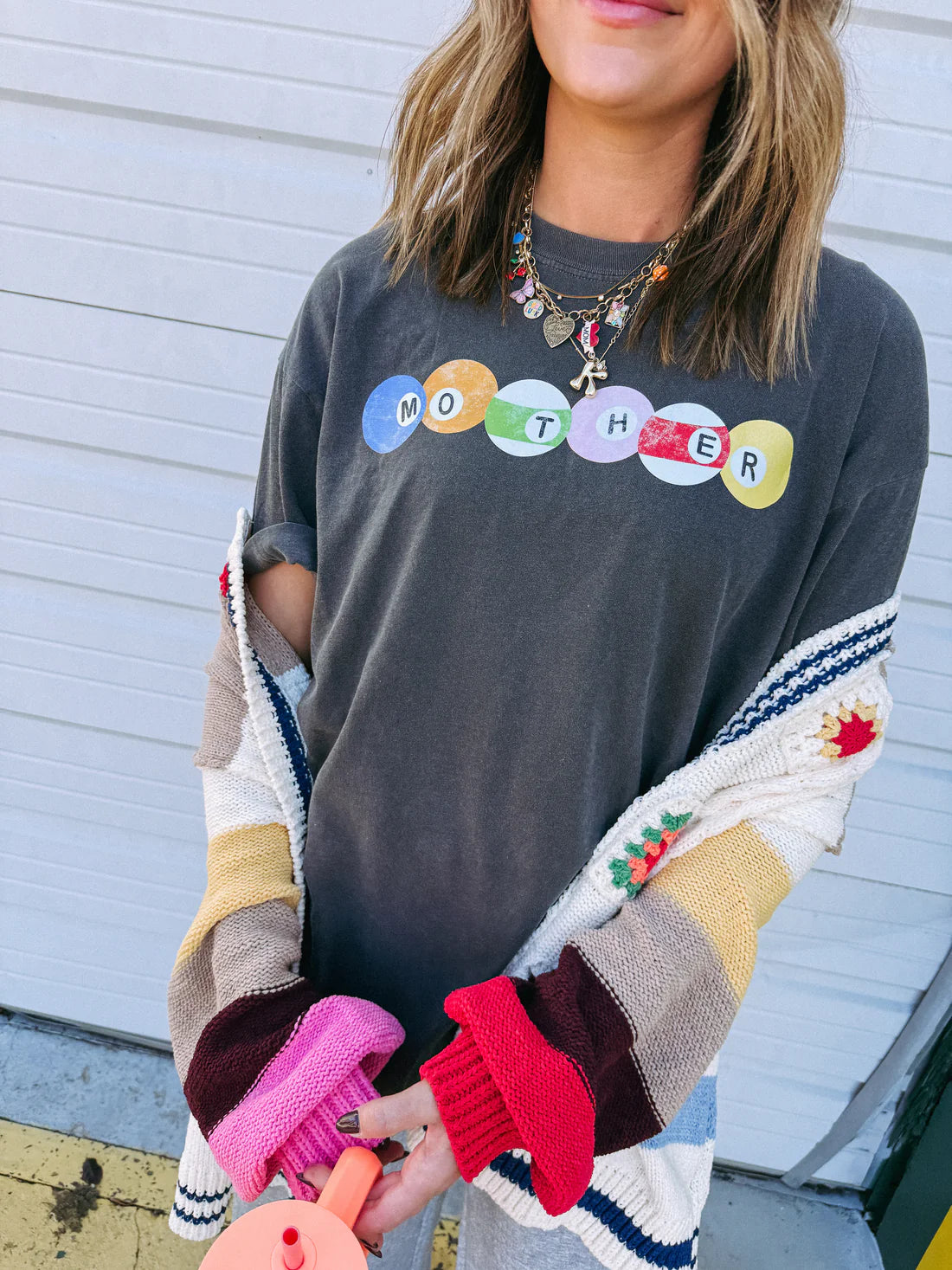 mother 8 ball graphic tee