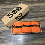 3 Pairs/Box Fashion Stock Crew Male Tide Street Europe Hip Hop Match 500 Tidal Youth Socks Men and Women Personality Socks - outoff