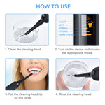 Household Dental Calculus Remover Electric Tartar Remover Tartar Ultrasonic Whitening USB Rechargeable Tooth Cleaner Portable - outoff
