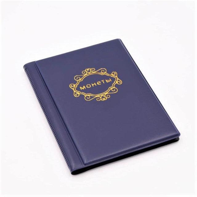 PU Leather Coin Album 10 Pages 120 Pockets Coin Album For Coins Pockets Commemorative Coin, Medallio