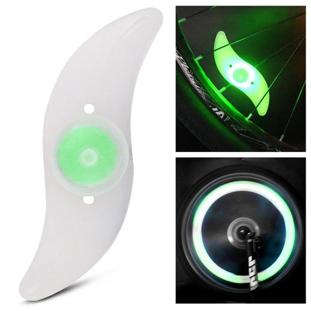 3 Lighting Mode LED Neon Bicycle Wheel Spoke Light Waterproof Color Bike Safety Warning Light Cyclin