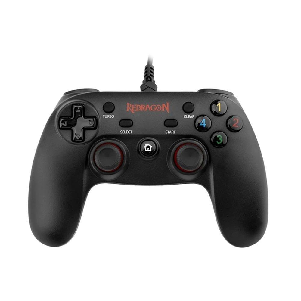 Sustainable Black Wired Dual Vibration Joystick Gamepad Controller Compatible With PC Monitor Laptop