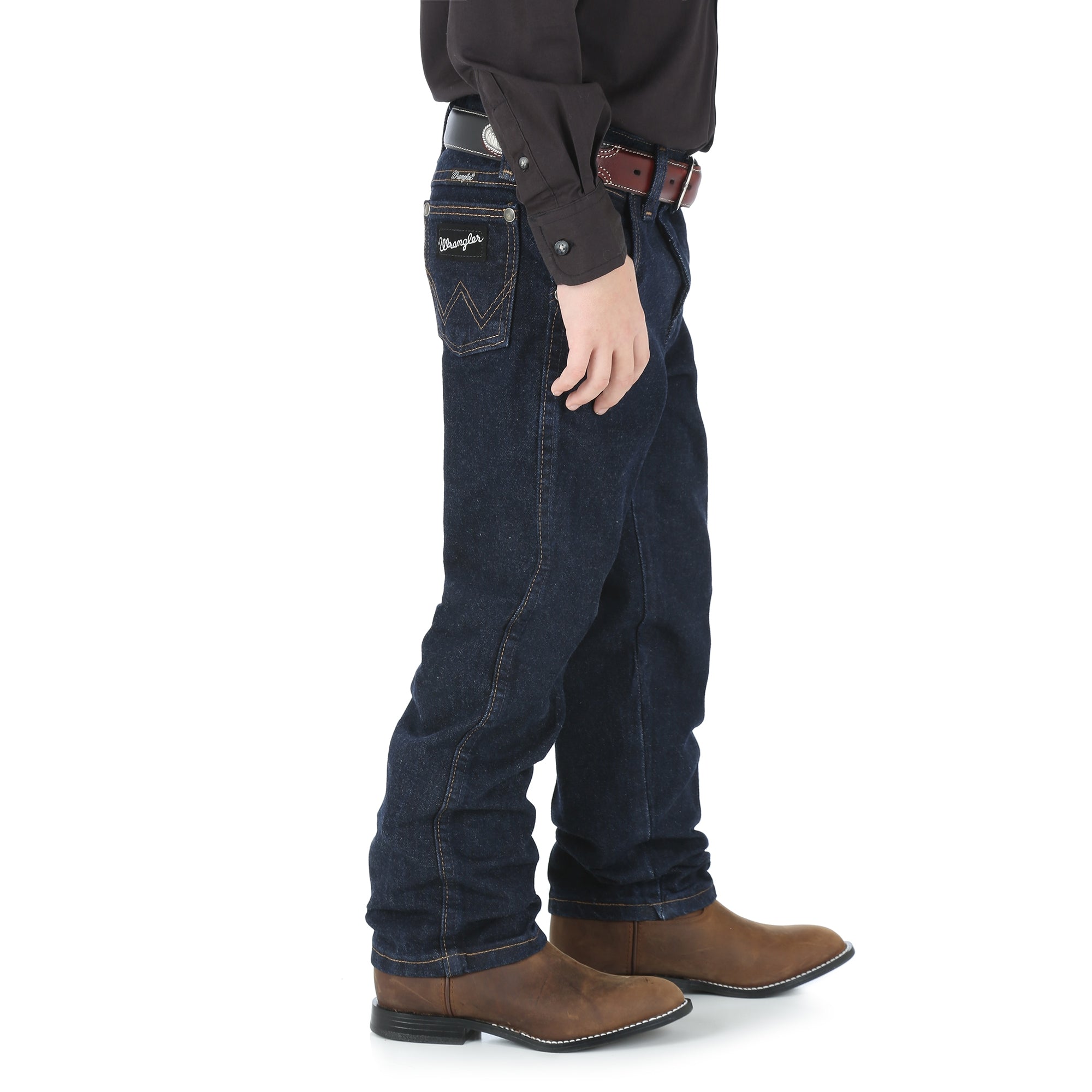 Wrangler Kid's Silver Edition Jean Dark Blue - Gavel Western Wear